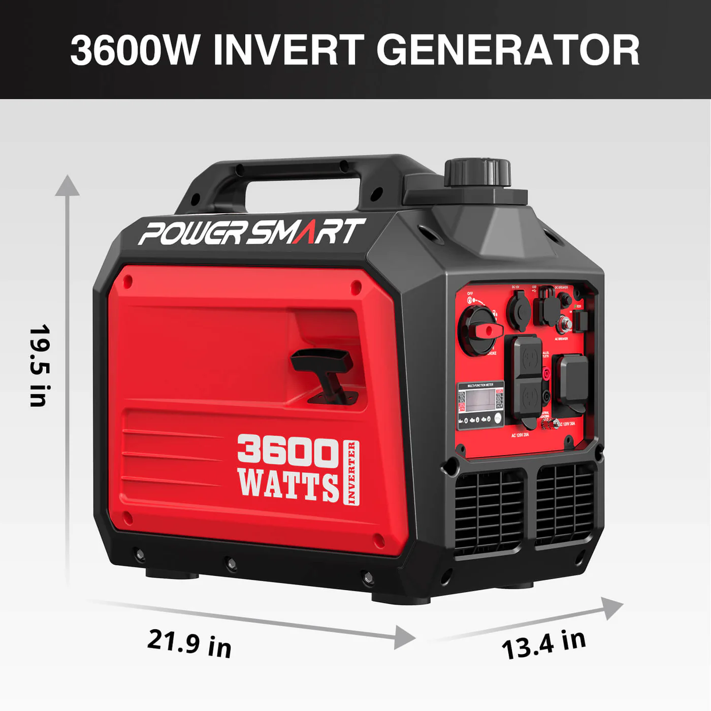 PowerSmart DB5035 inverter generator with Type G UK plugs — image 3